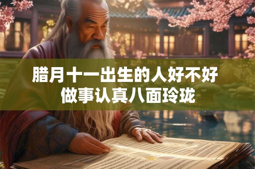 腊月十一出生的人好不好 做事认真八面玲珑