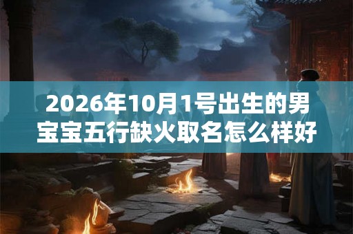 2026年10月1号出生的男宝宝五行缺火取名怎么样好