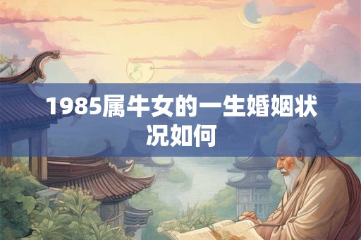 1985属牛女的一生婚姻状况如何