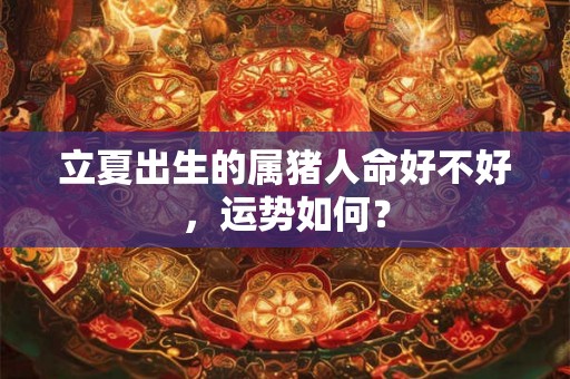 立夏出生的属猪人命好不好,运势如何? 立夏出生的属猪人命好不好,运势如何?