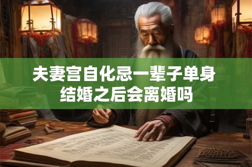 夫妻宫自化忌一辈子单身 结婚之后会离婚吗