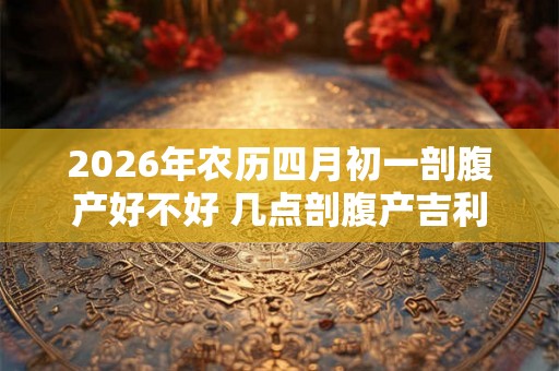 2026年农历四月初一剖腹产好不好 几点剖腹产吉利