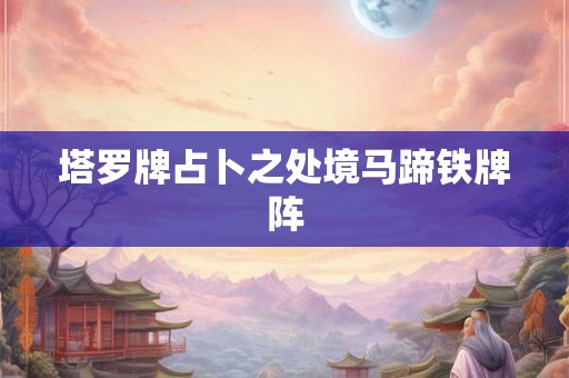 塔罗牌占卜之处境马蹄铁牌阵 塔罗牌占卜之处境马蹄铁牌阵