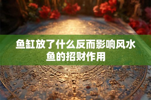 鱼缸放了什么反而影响风水鱼的招财作用