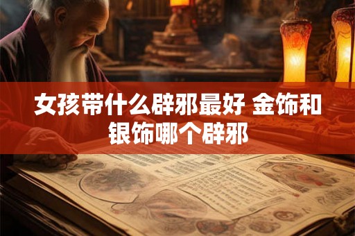 女孩带什么辟邪最好 金饰和银饰哪个辟邪