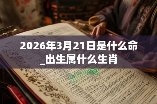2026年3月21日是什么命_出生属什么生肖