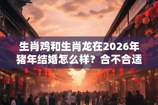 生肖鸡和生肖龙在2026年猪年结婚怎么样?合不合适? 生肖鸡和生肖龙在2026年猪年结婚怎么样?合不合适?