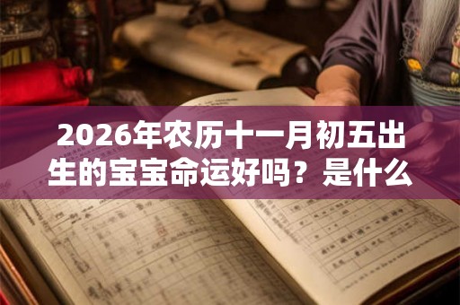 2026年农历十一月初五出生的宝宝命运好吗？是什么星座？
