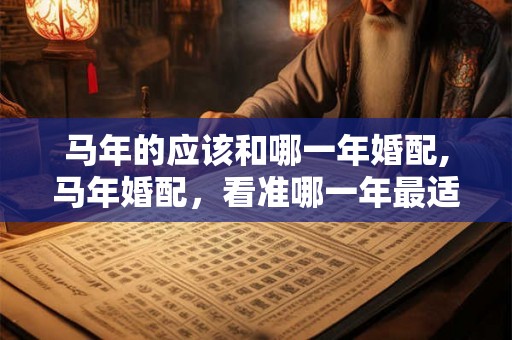 马年的应该和哪一年婚配,马年婚配,看准哪一年最适合你! 马年的应该和哪一年婚配,马年婚配,看准哪一年最适合你!