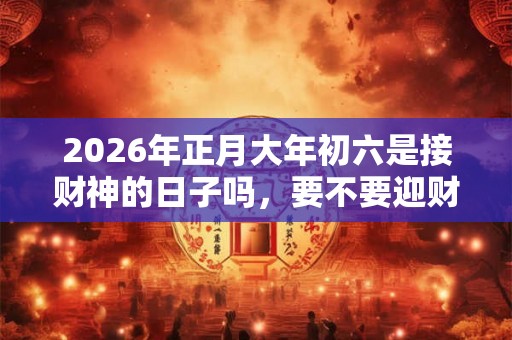 2026年正月大年初六是接财神的日子吗，要不要迎财神？