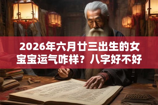 2026年六月廿三出生的女宝宝运气咋样?八字好不好 2026年六月廿三出生的女宝宝运气咋样?八字好不好