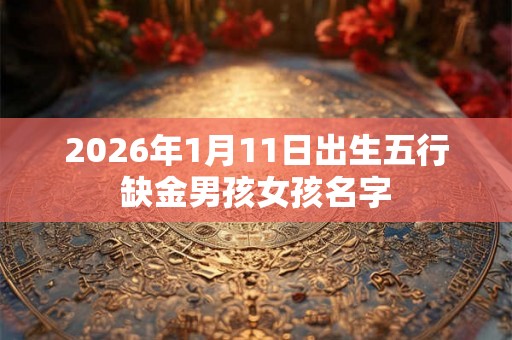 2026年1月11日出生五行缺金男孩女孩名字 2026年1月11日出生五行缺金男孩女孩名字