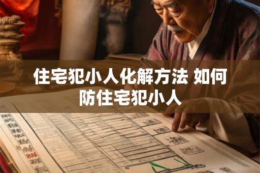 住宅犯小人化解方法 如何防住宅犯小人