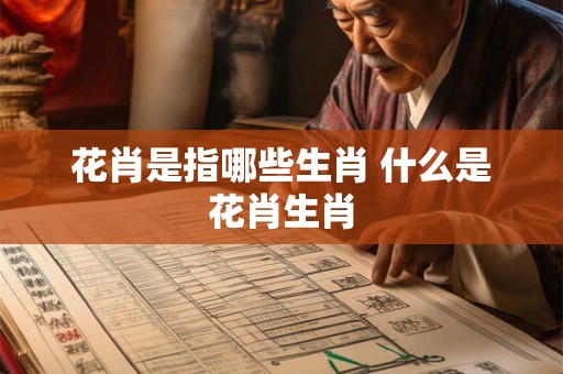 花肖是指哪些生肖 什么是花肖生肖