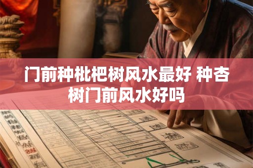 门前种枇杷树风水最好 种杏树门前风水好吗 门前种枇杷树风水最好 种杏树门前风水好吗