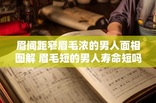 眉间距窄眉毛浓的男人面相图解 眉毛短的男人寿命短吗