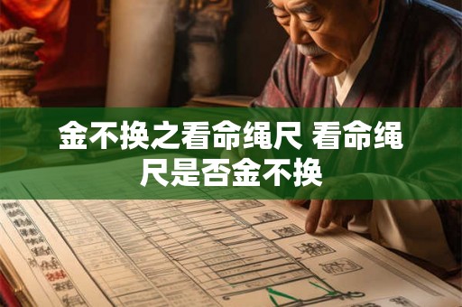 金不换之看命绳尺 看命绳尺是否金不换