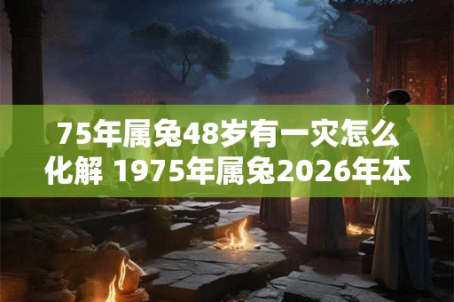 75年属兔48岁有一灾怎么化解 1975年属兔2026年本命年命运如何