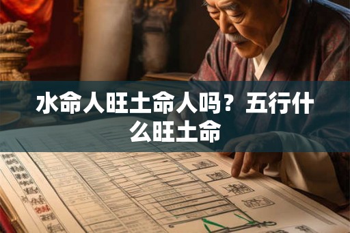 水命人旺土命人吗？五行什么旺土命