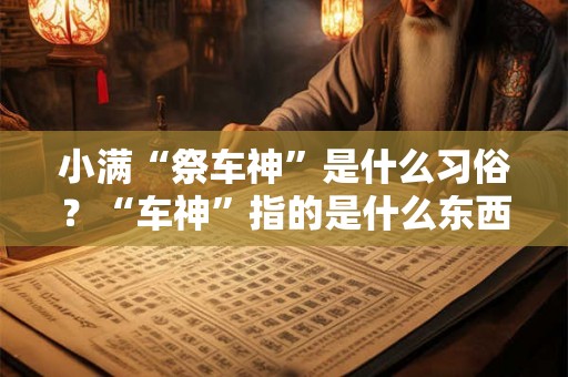 小满“祭车神”是什么习俗?“车神”指的是什么东西? 小满“祭车神”是什么习俗?“车神”指的是什么东西?