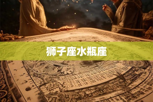 狮子座水瓶座