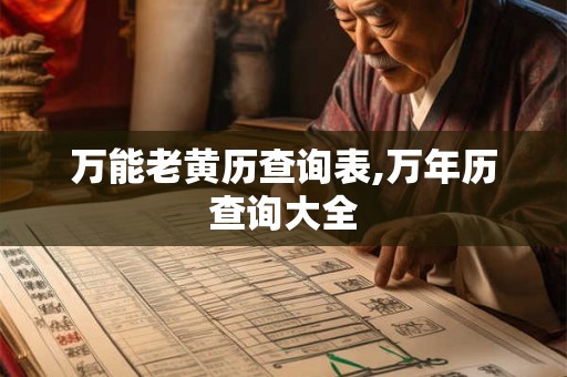 万能老黄历查询表,万年历查询大全 万能老黄历查询表,万年历查询大全