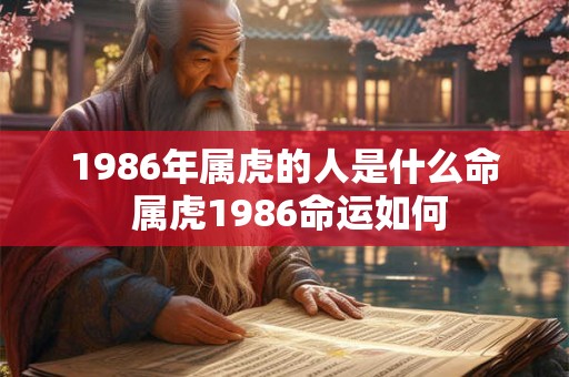 1986年属虎的人是什么命 属虎1986命运如何