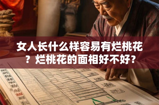 女人长什么样容易有烂桃花？烂桃花的面相好不好？