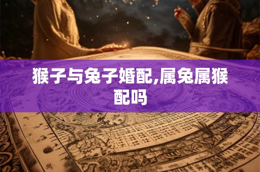 猴子与兔子婚配,属兔属猴配吗