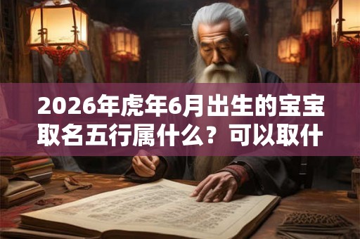 2026年虎年6月出生的宝宝取名五行属什么？可以取什么名字弥补？