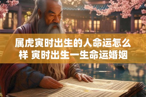 属虎寅时出生的人命运怎么样 寅时出生一生命运婚姻 属虎寅时出生的人命运怎么样 寅时出生一生命运婚姻