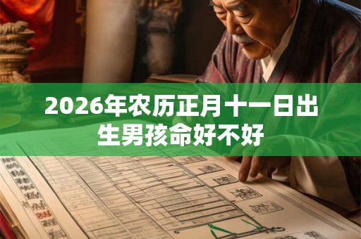2026年农历正月十一日出生男孩命好不好