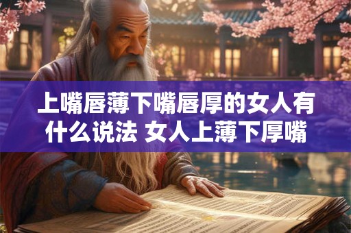 上嘴唇薄下嘴唇厚的女人有什么说法 女人上薄下厚嘴唇有什么含义