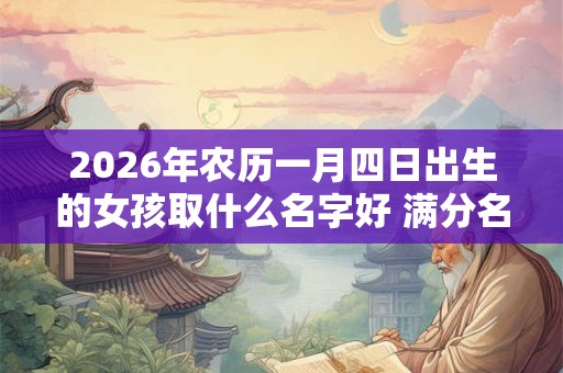 2026年农历一月四日出生的女孩取什么名字好 满分名字推荐