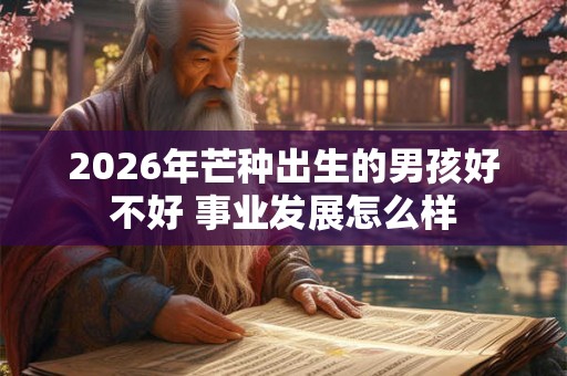 2026年芒种出生的男孩好不好 事业发展怎么样