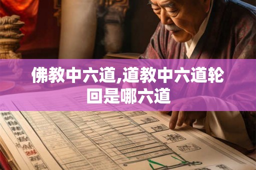 佛教中六道,道教中六道轮回是哪六道