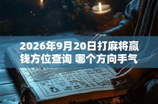 2026年9月20日打麻将赢钱方位查询 哪个方向手气佳