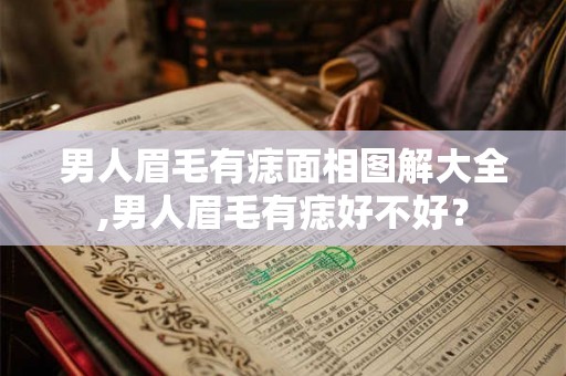 男人眉毛有痣面相图解大全,男人眉毛有痣好不好？