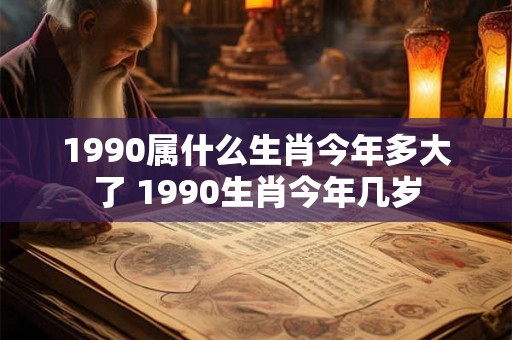1990属什么生肖今年多大了 1990生肖今年几岁