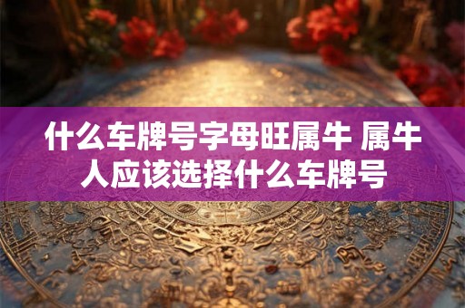 什么车牌号字母旺属牛 属牛人应该选择什么车牌号