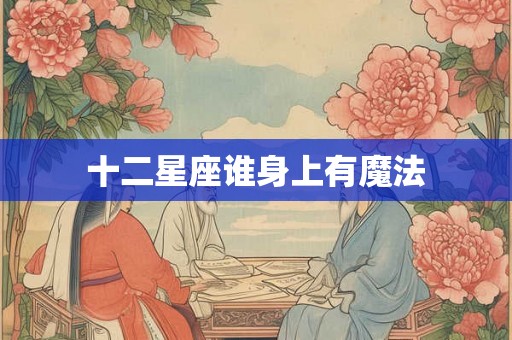 十二星座谁身上有魔法