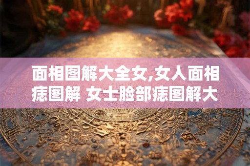 面相图解大全女,女人面相痣图解 女士脸部痣图解大全？