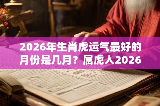 2026年生肖虎运气最好的月份是几月？属虎人2026年倒霉月份