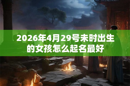 2026年4月29号未时出生的女孩怎么起名最好 2026年4月29号未时出生的女孩怎么起名最好