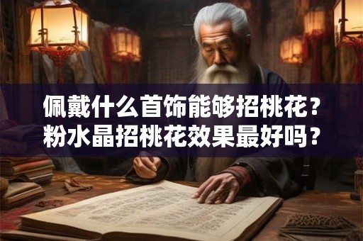 佩戴什么首饰能够招桃花?粉水晶招桃花效果最好吗? 佩戴什么首饰能够招桃花?粉水晶招桃花效果最好吗?