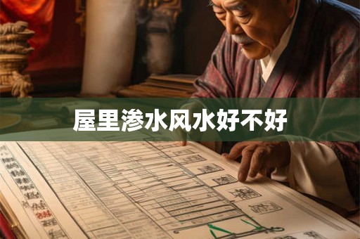 屋里渗水风水好不好