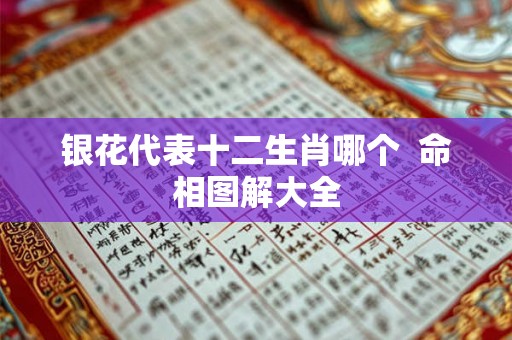 银花代表十二生肖哪个 命相图解大全 银花代表十二生肖哪个 命相图解大全