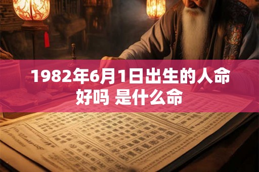 1982年6月1日出生的人命好吗 是什么命