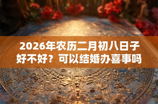 2026年农历二月初八日子好不好？可以结婚办喜事吗？