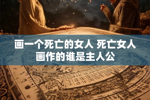 画一个死亡的女人 死亡女人画作的谁是主人公